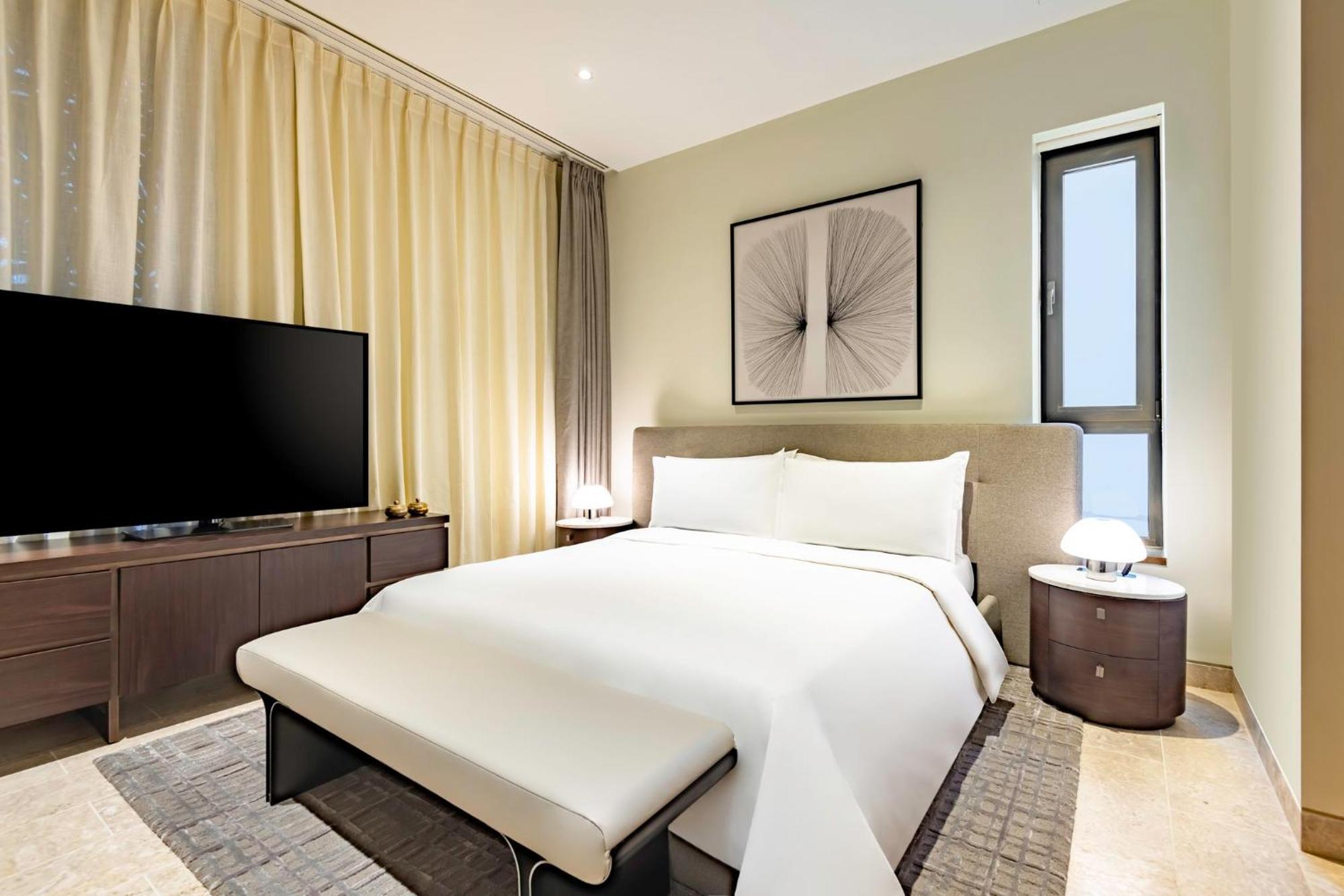 Hotel Mandarin Oriental, Dauhá Exteriér fotografie A bedroom at the hotel