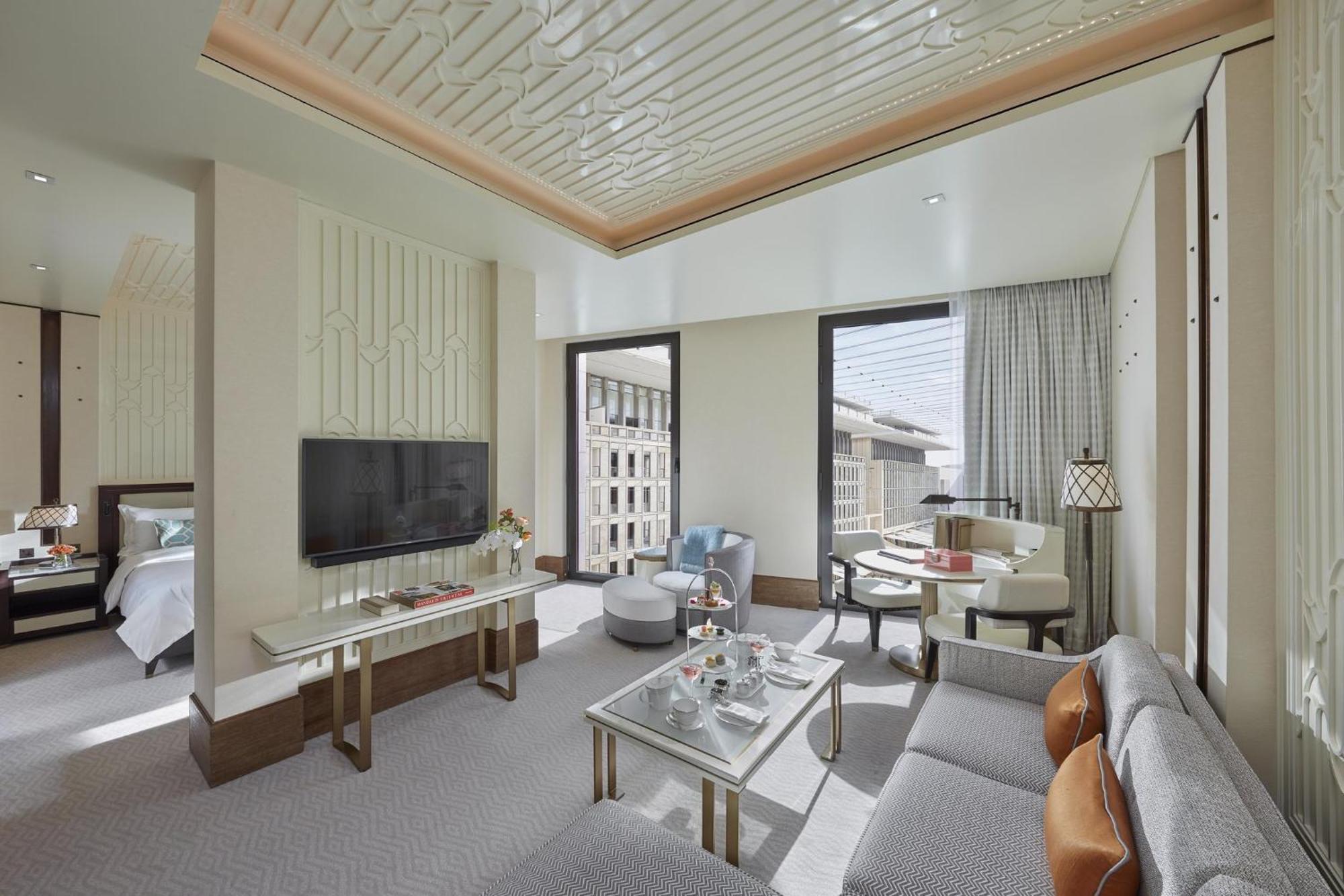 Hotel Mandarin Oriental, Dauhá Exteriér fotografie A suite at the hotel